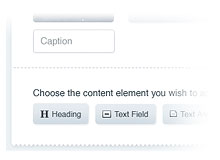 Publisher selection of elements